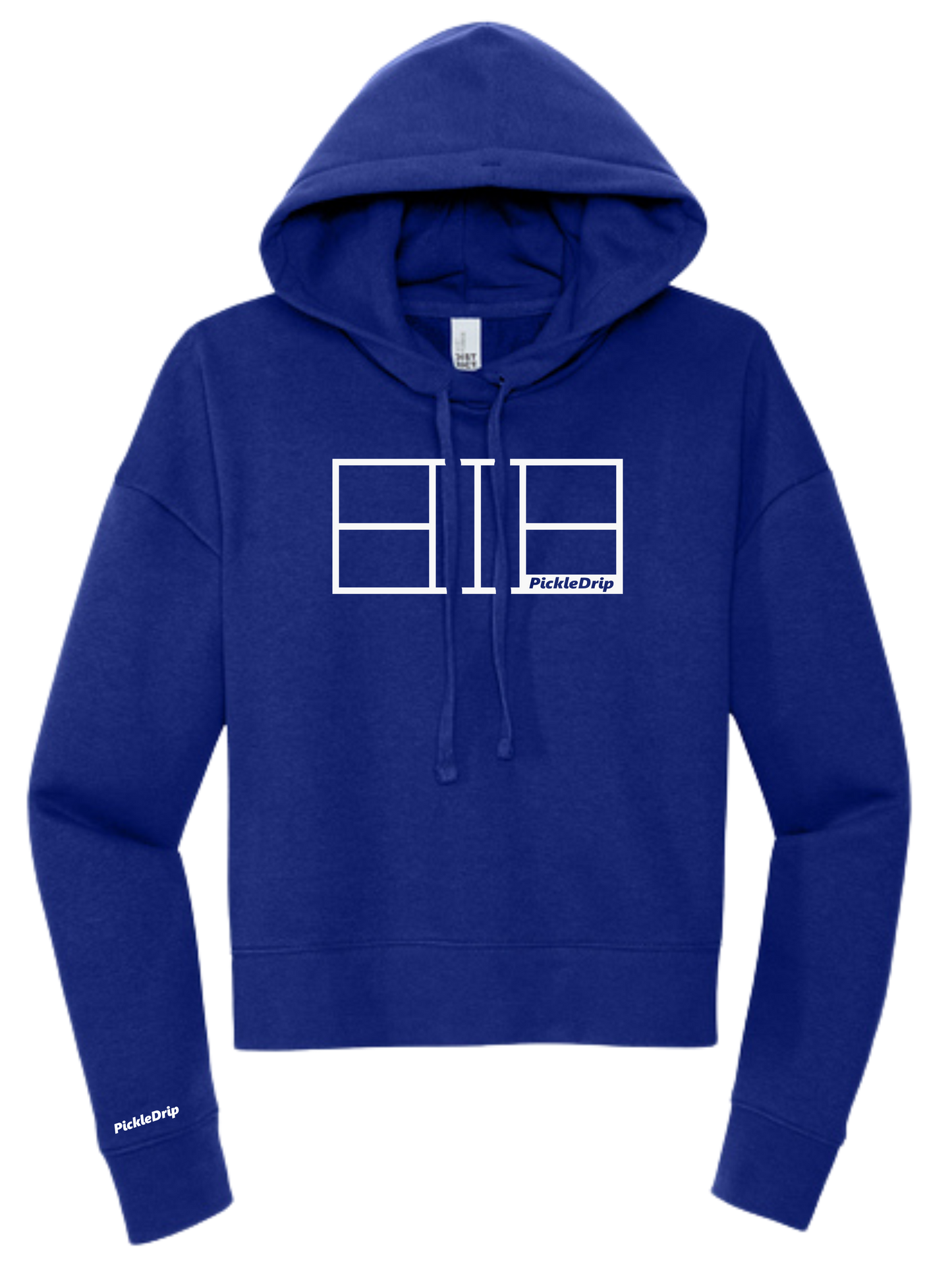 Womens Cropped Court Hoodie