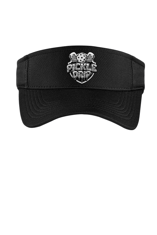 Black Drip Classic Logo Visor