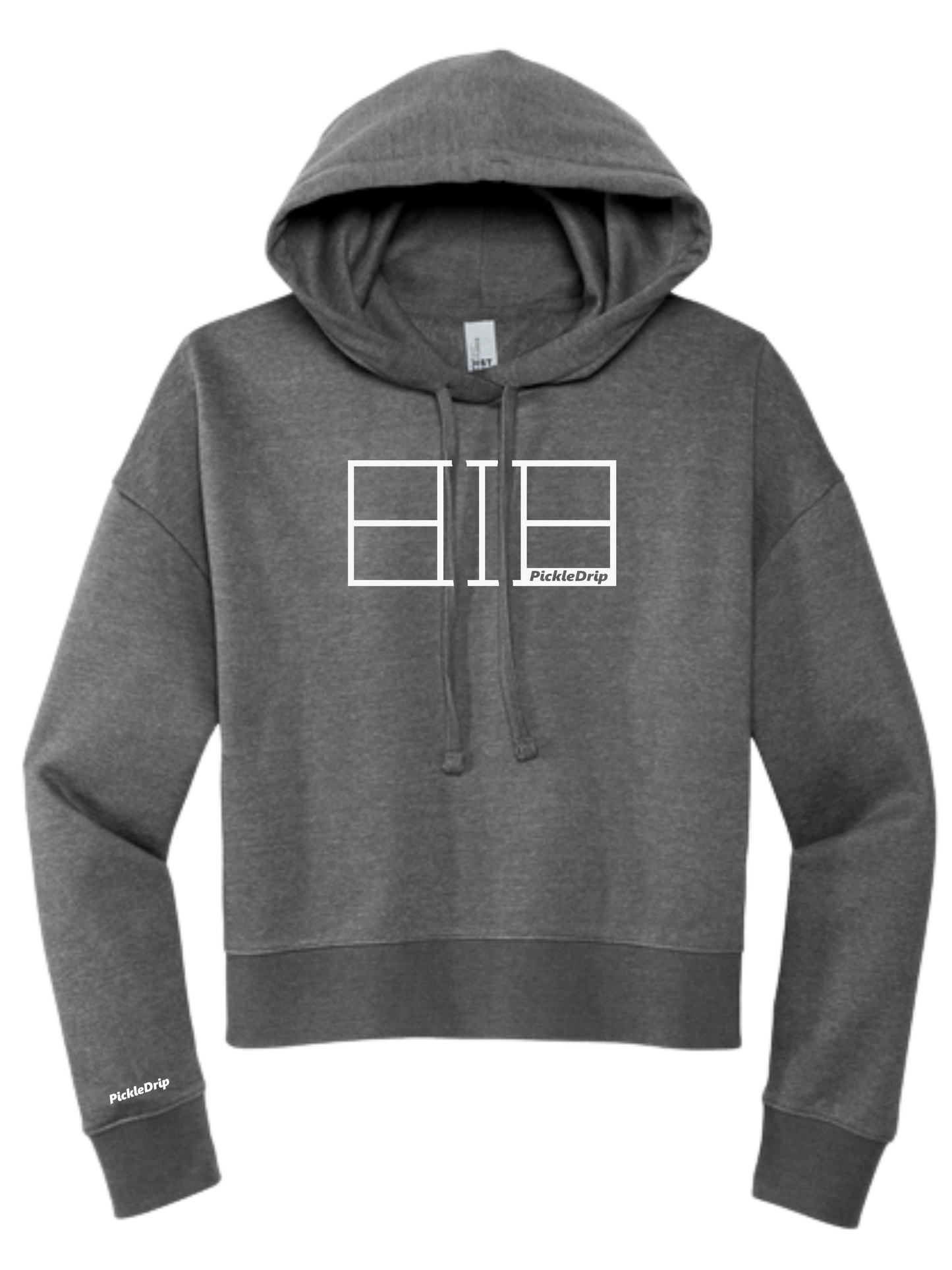 Womens Cropped Court Hoodie